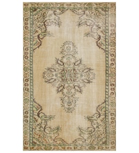 Yün Eskitme El Dokuma Halı 164x250 cm 9993