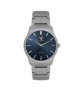 SANTA BARBARA POLO CLUB SB.4.10042-3 TİTANYUM SLIM İNCE ERKEK KOL SAATİ