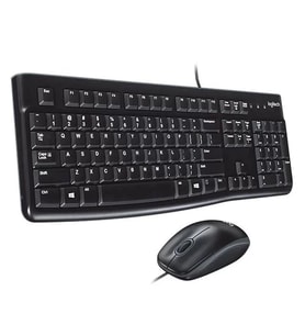Mk120 Usb Q Siyah Kablolu Klavye + Mouse Set