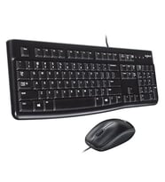 Mk120 Usb Q Siyah Kablolu Klavye + Mouse Set