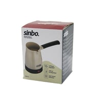 SİNBO SCM-2975 ELEKTRİKLİ CEZVE PLS.TÜRK KAHVE MAKİNE ÇELİK GİZLİ REZİSTANS700W 4 FİNCAN - 320MLTAK-ÇIKAR KULP (5343)