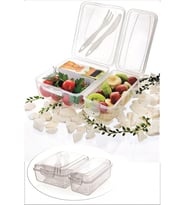 Takeaway Ergonomik Asorti Çatal Bıçaklı Pratik Yoğurt Saklama Kabı (5343)