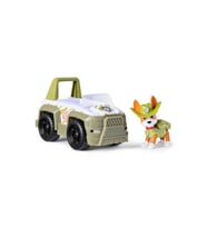 PAW Patrol Tracker Figürü ve Jungle Cruiser Araç Seti – Orman Kurtarma Oyuncak – 3+ Yaş (Çok Renkli)