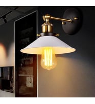 Mylights Retro Rustik Aplik Beyaz Başlık