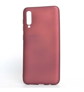 Samsung Galaxy A50 Uyumlu Kılıf Zore Premier Silikon Kapak (Mürdüm)