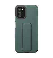 Samsung Galaxy A03s Kılıf Mega Standlı Silikon - Yeşil