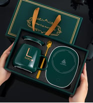 Usb Isıtıcılı 350ml Kupa Bardak (Yeşil)