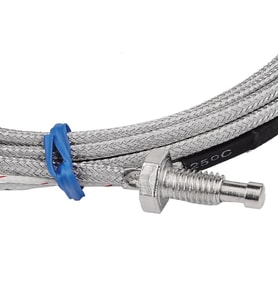 Metrik 6 Tip Kablolu J (Fe-Const) Termokupl 4 Metre Kablo