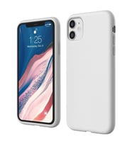 Apple iPhone 11 İnce Mat Silikon Kılıf Beyaz