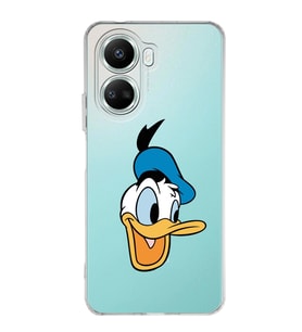 Huawei Nova 10 Se Uyumlu Kapak Donald Duck Tasarımlı Şeffaf Silikon Kılıf