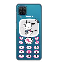 Samsung Galaxy M12 Uyumlu Kawaii Köpek Tasarımlı Şeffaf Telefon Kılıfı