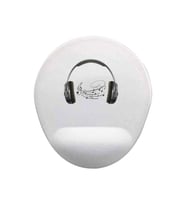 Headphone Oval Bilek Destekli Mouse Pad