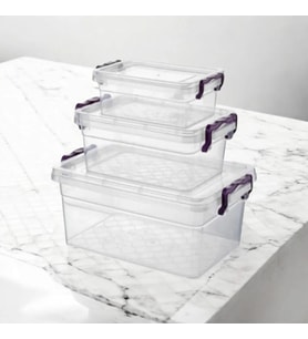 Amaç Yaşam 50 litre 40 litre 30 litre tekerlekli şeffaf saklama kabı