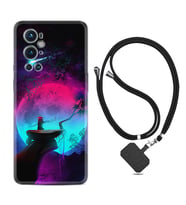 Tecno Spark 9 Pro Kılıf Resimli Boyun Askılı İpli Desenli Silikon Series Lost Warrior 1840