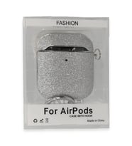 Newface Apple Airpods 2 (2.nesil) Spell Simli Kılıf - Gümüş