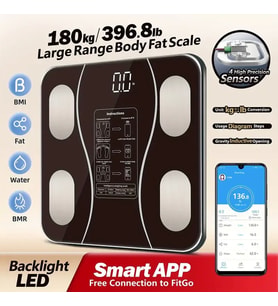 Siyah Akıllı Dijital Baskül FS-550 (5343)