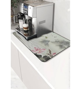 Valerine Life Kahve Makinesi Matı Sıvı Geçirmez Kaymaz Yıkanır Çaycı Çay Espresso Makinesi Pad 35x45