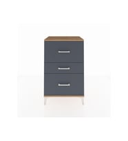 Hyperion Komodin 3 Çekmeceli 60x44x96 Çam-Antrasit