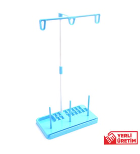 Ev Tipi Dikiş Makine Çardağı 3 İplikli Mavi