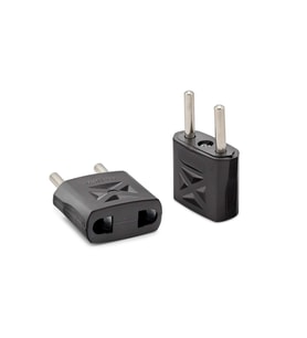 HADRON Hdx1254 Standart Fiş Adaptörü 4Mm Siyah Amerikan-Türk Çevirici