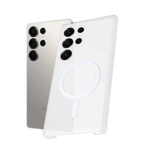 Galaxy S25 Ultra Kılıf PC Zara Magsafe Şeffaf Kılıf - Şeffaf