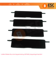 Mercedes E W212 S212 2009-2016 A2126902882 İçin 4 Adet Tavan Oluk Çıtası Port Bagaj Kapağı 96*30 mm