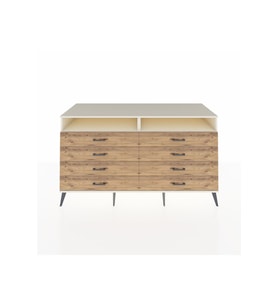 Kronos Konsol 2 Raflı 8 Çekmeceli  176x59x99 Aytaşı-Aytaşı/Çam
