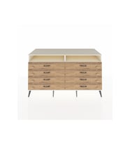 Kronos Konsol 2 Raflı 8 Çekmeceli  176x59x99 Aytaşı-Aytaşı/Çam