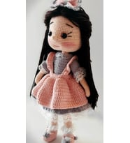 Badem Şekeri Bebek Amigurumi Organik Oyuncak