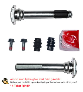 Jaroparts Toyota Corolla Arka Fren Kaliper Pim Takımı (E15) 2007-2012