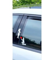 Evlilik Teklifi Şeklinde Kalpli Oto Araç Sticker