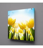 LALE KANVAS TABLO 25x25cm (Karışık)
