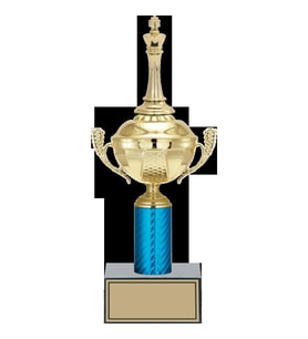ODAK KUPA - Figürlü Kupalar - Satranç Figürlü Kupalar FG-052 C - 34 cm