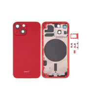 iPhone 13 Mini Kasa Boş Sim Kart Tepsili, Yan Tuşlu ve Kamera Lensli (Kırmızı)