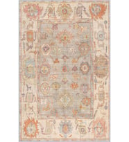 Eliana Home Baskılı, Yıkanabilir Kaymaz Taban Salon Halısı LNA1230 100x150 cm (Bej)