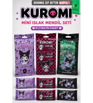 x Dekomus Lisanslı Kuromi 8'li Islak Mendil