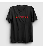 Presmono Unisex Siyah Logo V3 Rammstein T-Shirt 106142tt