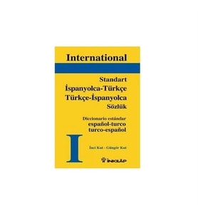 International Standart İspanyolca Türkçe Sözlük İnci Kut İnkılap Kitabevi