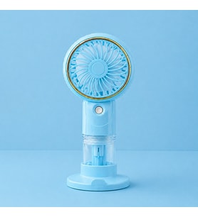 Taşınabilir Mini Fan Nemlendirici Spreyli USB Şarjlı Sessiz Masaüstü Fan