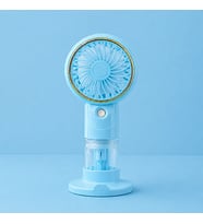 Taşınabilir Mini Fan Nemlendirici Spreyli USB Şarjlı Sessiz Masaüstü Fan