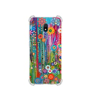 PrintiFy Redmi 8 ile Uyumlu Düşlerin Dansı Serisi Folklorik Bahçe Tasarımlı Uv Baskılı Köşe Korumalı Antişok Kılıf