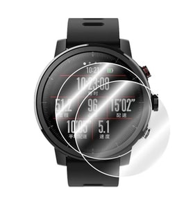 Amazfit Stratos 3 Ön Darbe Emici Ekran Koruyucu Nano Cam (4 Adet)