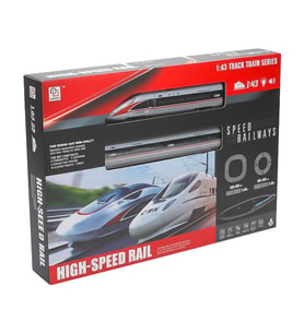 Ctoys Hızlı Tren Seti 1:43 Sesli ve Işıklı 21 Parça 1801A14 (Çok Renkli)
