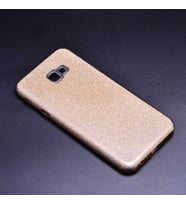 Samsung Galaxy J4 Plus Kılıf Simli Parlak Shining Kapak (Gold)