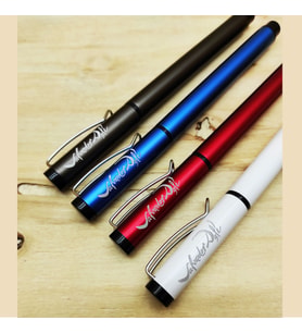 Salvador Dali- Metal Tükenmez Roller Kalem Mod1 4 Renk Set