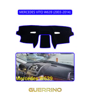 MERCEDES VİTO W639 2003-2014TORPİDO KORUMA HALISI MAVİ KENAR