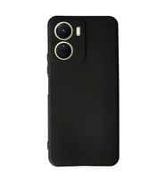 Vivo Y16 Kılıf First Silikon - Siyah