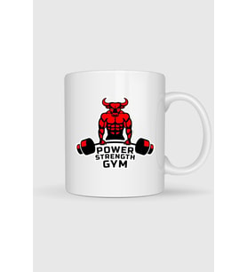 Güçlü Ve Dayanıklı Gym Fitness Baskılı Kupa Bardak