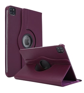 Microsonic Apple iPad Pro 11'' 2021 3. Nesil Kılıf (A2377-A2459-A2301-A2460) 360 Rotating Stand Deri Mor