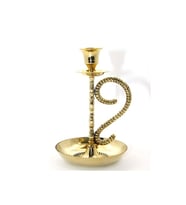 Kişiye Özel Tekli Pirinç Şamdan - 10cm